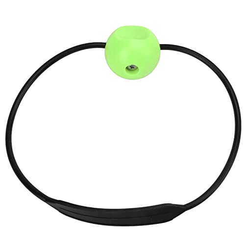 F&Y Tauchzylinder-Signalball, Unterwasser-Warngerät, leichtes und lautes Tauchzubehör für Outdoor-Sportarten (Schwarzes Armband + grüne Kugel) von F&Y