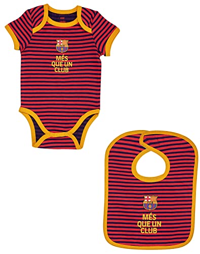 Body Lätzchen Barça – Offizielle Kollektion FC Barcelona – Baby Jungen – 3 Monate von FC Barcelona