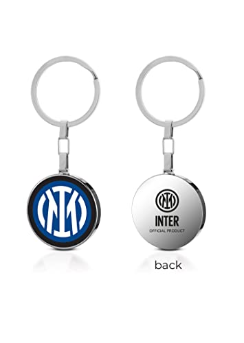 F.C. Internazionale Schlüsselanhänger aus Stahl, Unisex, Taglia unica, Edelstahl, Kein Edelstein. F.C. Internazionale Schlüsselanhänger aus Stahl, Unisex, Taglia unica, Edelstahl, Kein Edelstein. von Inter