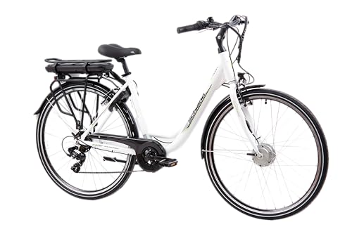 F.lli Schiano E-Moon, E Bike für die Stadt 28 Zoll, 36V 13Ah Abnehmbarer Akku, Motor 250W 40Nm, City Ebike für Herren/Damen, Weiss F.lli Schiano E-Moon, E Bike für die Stadt 28 Zoll, 36V 13Ah Abnehmbarer Akku, Motor 250W 40Nm, City Ebike für Herren/Damen, Weiss von F.lli Schiano