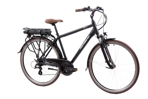 F.lli Schiano E-Ride, E Bike Trekking 28 Zoll, 36V 10.4Ah Abnehmbarer Akku, Motor 250W 40Nm, Trekking EBike für Herren, Schwarz F.lli Schiano E-Ride, E Bike Trekking 28 Zoll, 36V 10.4Ah Abnehmbarer Akku, Motor 250W 40Nm, Trekking EBike für Herren, Schwarz von F.lli Schiano