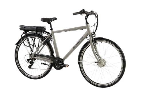 F.lli Schiano Men's E-Moon E-Bike, Grau, 28 Zoll von F.lli Schiano