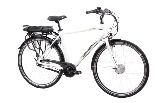 F.lli Schiano E-Moon, E Bike für die Stadt 28 Zoll, 36V 13Ah Abnehmbarer Akku, Motor 250W 40Nm, City Ebike für Herren, Weiss F.lli Schiano E-Moon, E Bike für die Stadt 28 Zoll, 36V 13Ah Abnehmbarer Akku, Motor 250W 40Nm, City Ebike für Herren, Weiss von F.lli Schiano