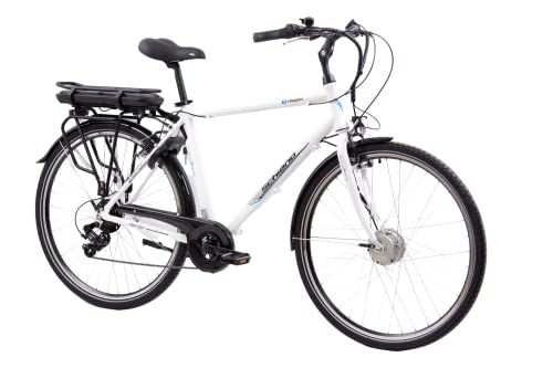 F.lli Schiano E-Moon, E Bike für die Stadt 28 Zoll, 36V 13Ah Abnehmbarer Akku, Motor 250W 40Nm, City Ebike für Herren/Damen, Weiss F.lli Schiano E-Moon, E Bike für die Stadt 28 Zoll, 36V 13Ah Abnehmbarer Akku, Motor 250W 40Nm, City Ebike für Herren/Damen, Weiss von F.lli Schiano