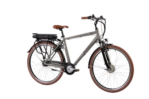 F.lli Schiano E-Moon, E Bike Trekking 28 Zoll, 36V 13Ah Abnehmbarer Akku, Motor 250W 40Nm, Trekking EBike für Herren, Grau F.lli Schiano E-Moon, E Bike Trekking 28 Zoll, 36V 13Ah Abnehmbarer Akku, Motor 250W 40Nm, Trekking EBike für Herren, Grau von F.lli Schiano