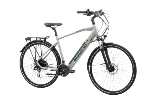 F.lli Schiano E-Wave, E Bike Trekking 28 Zoll, 36V 11.6Ah Abnehmbarer Akku, Motor 250W 50Nm, Trekking EBike für Herren, Silber F.lli Schiano E-Wave, E Bike Trekking 28 Zoll, 36V 11.6Ah Abnehmbarer Akku, Motor 250W 50Nm, Trekking EBike für Herren, Silber von F.lli Schiano