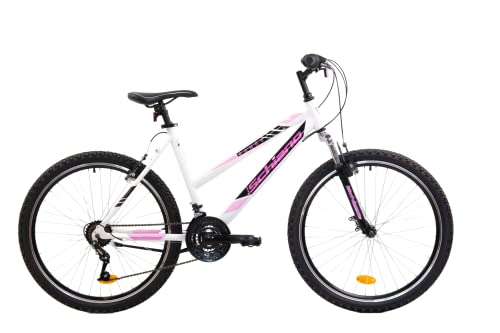 F.lli Schiano Women's Range Mountainbike, Weiß-Rosa, 26 Zoll F.lli Schiano Women's Range Mountainbike, Weiß-Rosa, 26 Zoll von F.lli Schiano