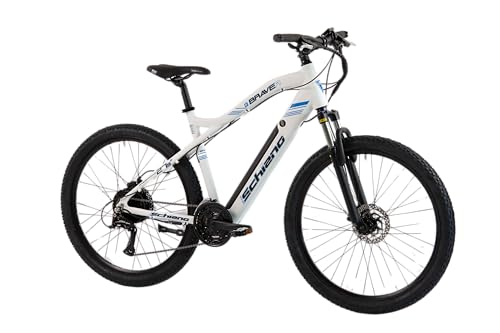 F.lli Schiano Braver, E Bike Mountainbike, 27.5 Zoll, 36V 11.6Ah Abnehmbarer Akku, Motor 250W 50Nm, MTB Ebike für Herren und Damen, Weiss F.lli Schiano Braver, E Bike Mountainbike, 27.5 Zoll, 36V 11.6Ah Abnehmbarer Akku, Motor 250W 50Nm, MTB Ebike für Herren und Damen, Weiss von F.lli Schiano