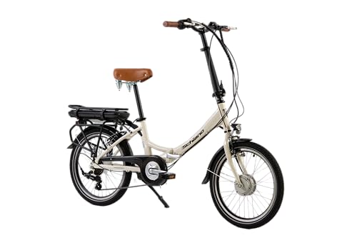 F.lli Schiano Unisex-Adult E-Star E-Bike, Antike weiß, 20 Zoll von F.lli Schiano
