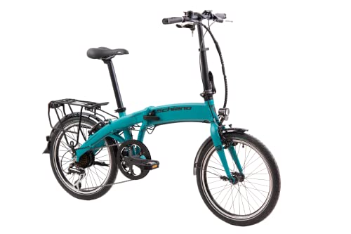 F.lli Schiano Galaxy 20 Zoll E-bike Pedelec , e bike Elektrofahrräder für Herren / Damen bis 25 km/h Klapprad mit Motor Shimano Gang Getriebe comfort Fahrrad für Erwachsene Bicycle Elektrofahrrad von F.lli Schiano