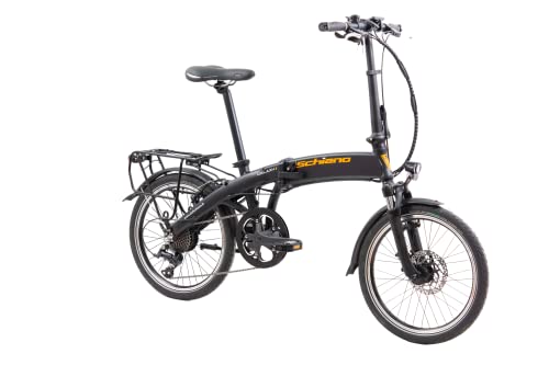 F.lli Schiano Galaxy, E Bike Klappbar 20 Zoll, 36V 10.4Ah Abnehmbarer Akku, Motor 250W 40Nm, Klapprad Ebike für Herren/Damen, Schwarz-Orange F.lli Schiano Galaxy, E Bike Klappbar 20 Zoll, 36V 10.4Ah Abnehmbarer Akku, Motor 250W 40Nm, Klapprad Ebike für Herren/Damen, Schwarz-Orange von F.lli Schiano