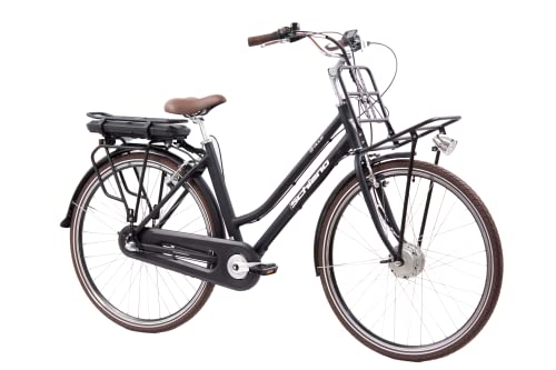 F.lli Schiano E-Ville, E Bike für die Stadt 28 Zoll, 36V 10.4Ah Abnehmbarer Akku, Motor 250W 40Nm, City Ebike für Herren/Damen, Schwarz F.lli Schiano E-Ville, E Bike für die Stadt 28 Zoll, 36V 10.4Ah Abnehmbarer Akku, Motor 250W 40Nm, City Ebike für Herren/Damen, Schwarz von F.lli Schiano