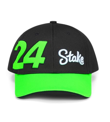 F1 Stake Kick Sauber Team - Offizieller 2024 Merchandise - Team Kit Zhou Guanyu 24 Baseball Cap Hat - Unisex - Schwarz & Grün - Verstellbar, Schwarz , One size F1 Stake Kick Sauber Team - Offizieller 2024 Merchandise - Team Kit Zhou Guanyu 24 Baseball Cap Hat - Unisex - Schwarz & Grün - Verstellbar, Schwarz , One size von F1