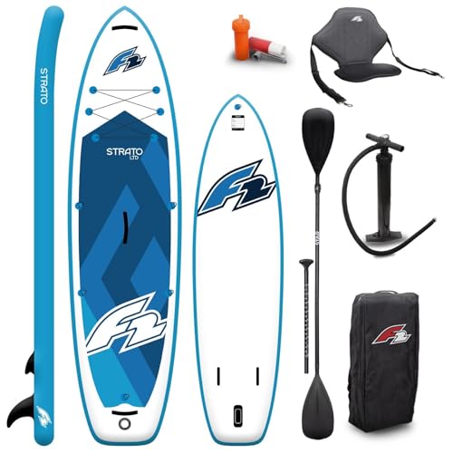2024 F2 Strato SUP 10,5 Blue - Stand UP Paddle Board + KAJAK Sitz & -PADDEL 2024 F2 Strato SUP 10,5 Blue - Stand UP Paddle Board + KAJAK Sitz & -PADDEL von F2