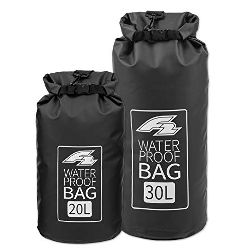 F2 Dry Bag Lagoon Seesack Waterproof Wasserfester Sack Black 20 & 30 Liter von F2