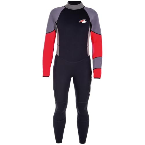 F2 Herren Neopren Anzug Rebel - Full Suit 4/3 mm S Rot 2024/25 von F2