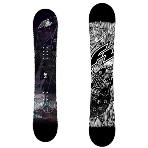 F2 Herren Snowboard Black Deck Freeride/Freestyle 157mw cm Schwarz 2023/24 F2 Herren Snowboard Black Deck Freeride/Freestyle 157mw cm Schwarz 2023/24 von F2