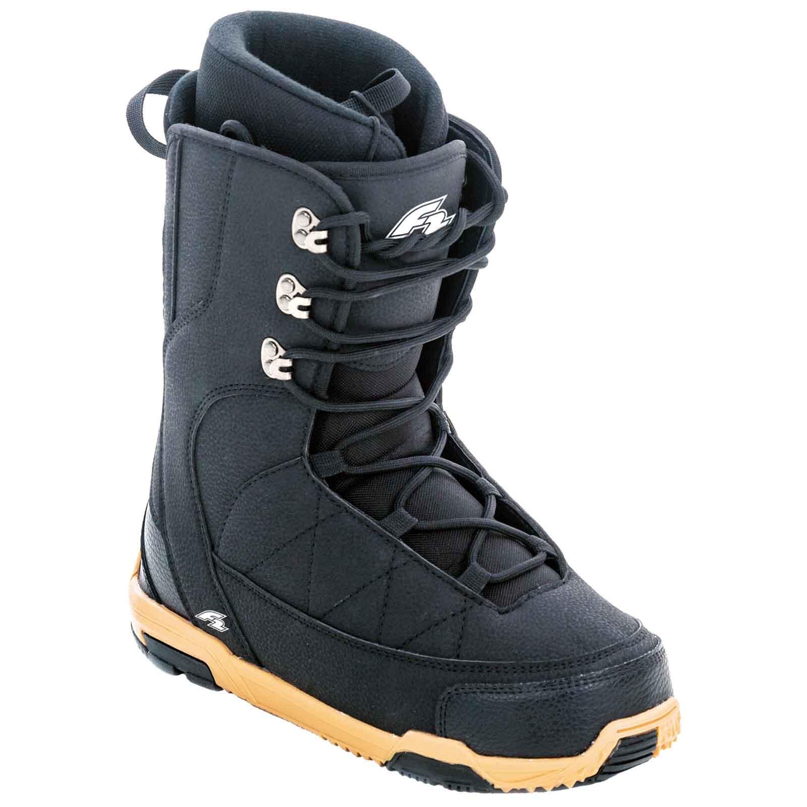 F2 Herren Snowboard Softboots Concept  Gr. 48 (MP 31.0) Schwarz von F2