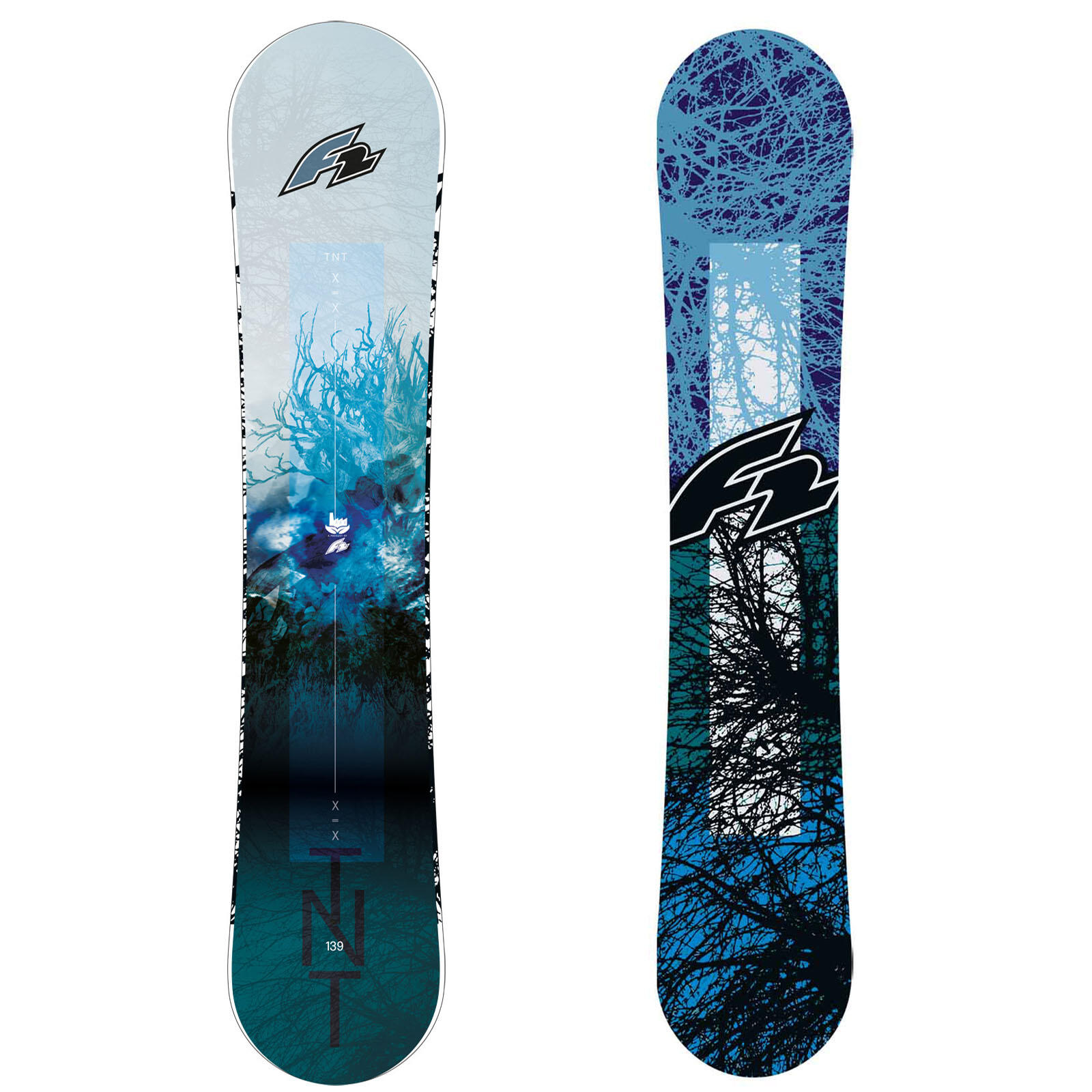 F2 Herren Snowboard TNT Freeride/Freestyle 155 cm Blau 2023/24 von F2