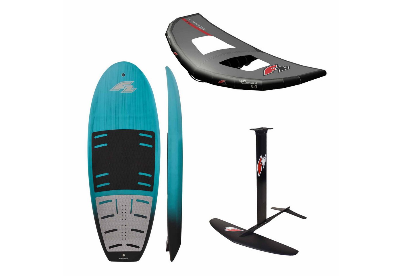 F2 Kiteboard F2 Set Foilboard Glide Surf Team 35L, LTD Allround Foil 2000, Allround F2 Kiteboard F2 Set Foilboard Glide Surf Team 35L, LTD Allround Foil 2000, Allround von F2