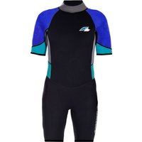 F2 Rebel Shorty 2/3mm Herren-Neoprenanzug Black Blue F2 Rebel Shorty 2/3mm Herren-Neoprenanzug Black Blue von F2