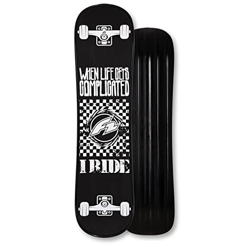F2 Snowboard Snowdeck 89 cm – Schnee Skateboard für Tricks und Moves, Leichtes und Robustes Snow Skate für Einsteiger und Profis in Schwarz, 2024/25 F2 Snowboard Snowdeck 89 cm – Schnee Skateboard für Tricks und Moves, Leichtes und Robustes Snow Skate für Einsteiger und Profis in Schwarz, 2024/25 von F2