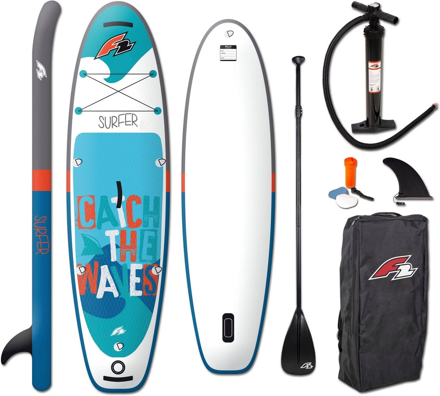 F2 SUP-Board F2 Stand Up Paddling Board Surfer Kid SUP 9,2 Weiß/Blau 2024 F2 SUP-Board F2 Stand Up Paddling Board Surfer Kid SUP 9,2 Weiß/Blau 2024 von F2