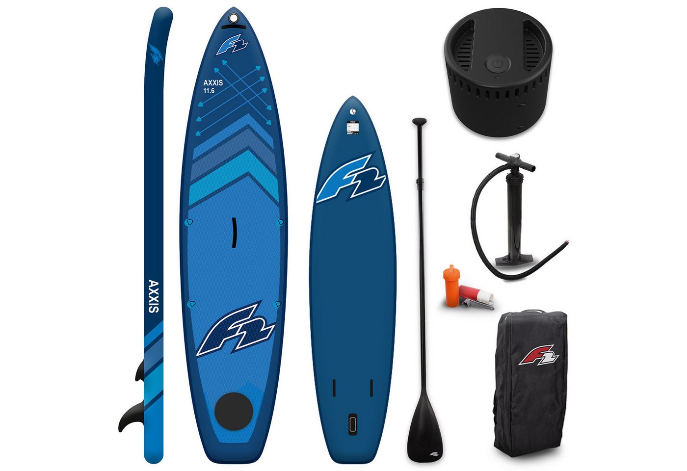 F2 SUP-Board F2 Stand up Paddle Board AXXIS SMART SUP mit E-Pumpe 11,6 Navy 2024, Stand up paddle board F2 SUP-Board F2 Stand up Paddle Board AXXIS SMART SUP mit E-Pumpe 11,6 Navy 2024, Stand up paddle board von F2