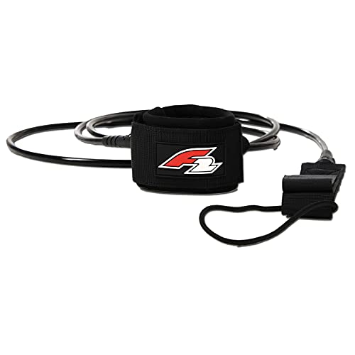 F2 SUP Foot Leash | SAIL SURF | Black | Stand UP Paddling Board | Manschette 200 cm von F2