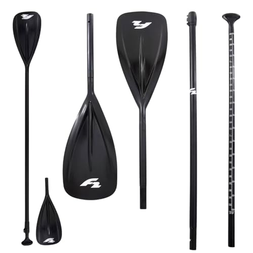 F2 SUP Paddel Kajak Alu/Carbon 4 teilig Schwarz Stand up Paddling Kayak Paddle F2 SUP Paddel Kajak Alu/Carbon 4 teilig Schwarz Stand up Paddling Kayak Paddle von F2
