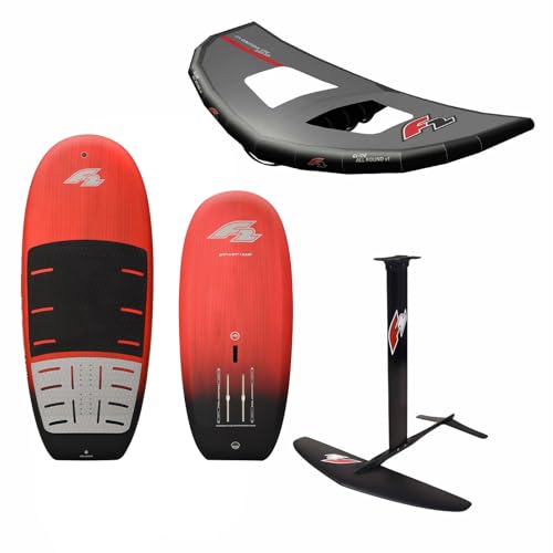 F2 Set Foilboard Glide Cross Team 110L+LTD Allround Foil 1700 +Allround Wing 4qm von F2