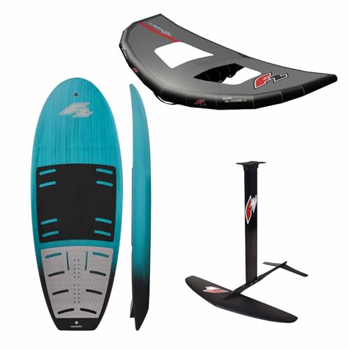 F2 Set Foilboard Glide Surf Team 55L+LTD Allround Foil 2000 +Allround Wing 5qm von F2