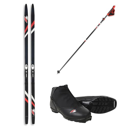 F2 Set Ski Ride Pro CC 180cm+Langlaufschuh Ride CC Gr. 40 +Skistock 120-170cm von F2