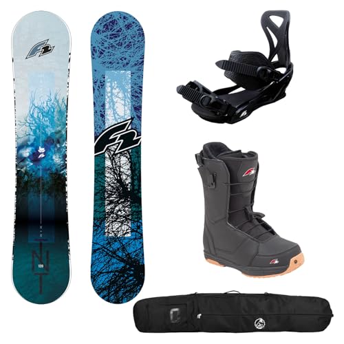 F2 Set Snowboard TNT 147cm+ Bindung Sonic M+ Boots Air 280+Carsack von F2