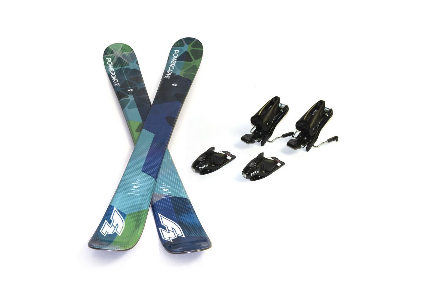 F2 Ski F2 Snowblades Powercarve Blau 99cm Set mit Sicherheitsbindung Fun Ski F2 Ski F2 Snowblades Powercarve Blau 99cm Set mit Sicherheitsbindung Fun Ski von F2