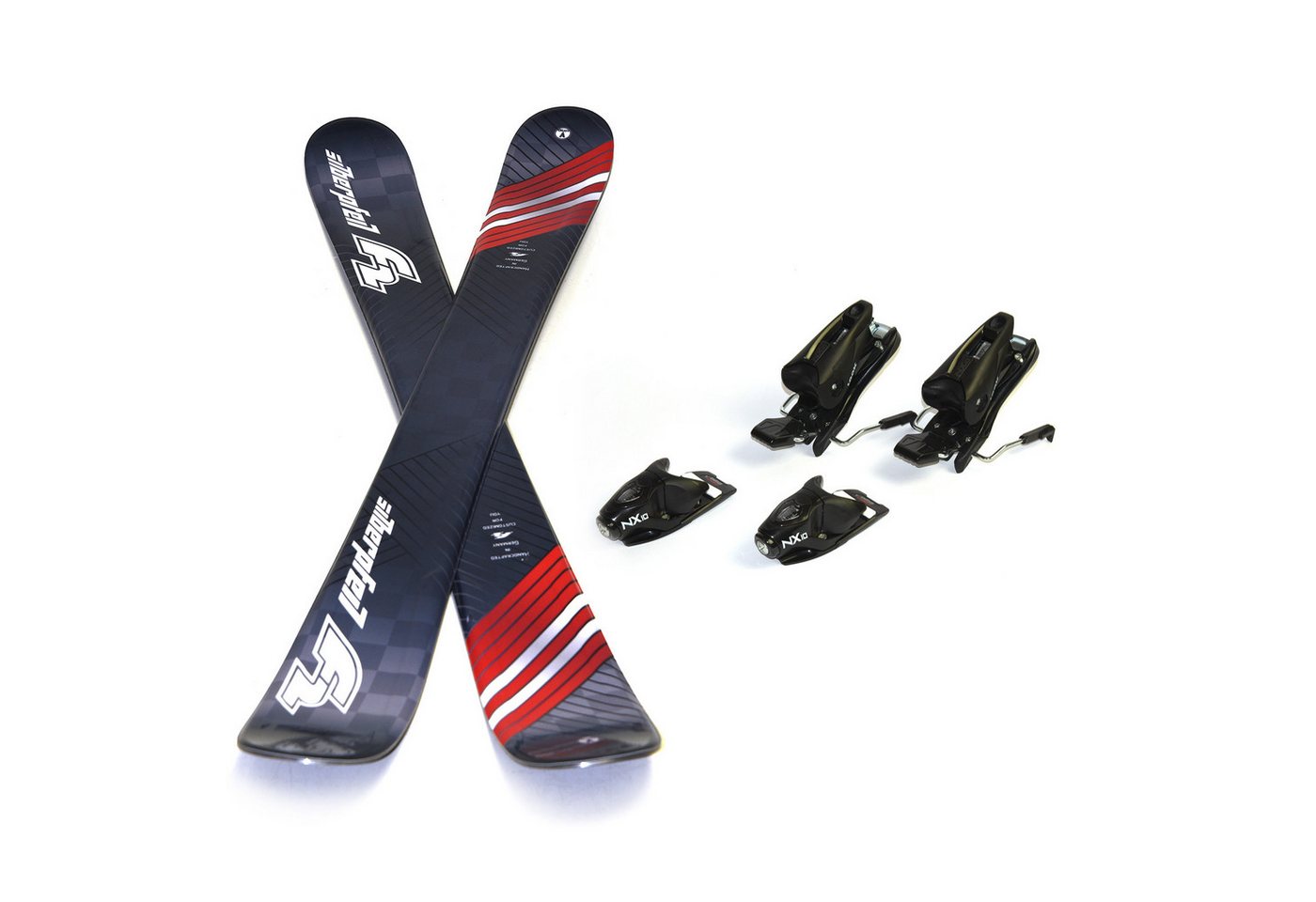 F2 Ski F2 Snowblades Silberpfeil 99cm Set mit Sicherheitsbindung Fun Ski Kurz F2 Ski F2 Snowblades Silberpfeil 99cm Set mit Sicherheitsbindung Fun Ski Kurz von F2