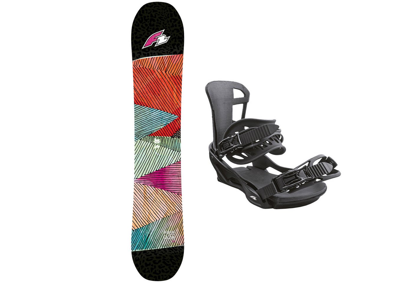 F2 Snowboard F2 Set Damen Snowboard Freedom 139cm mit Bindung Sonic Pro Girl M F2 Snowboard F2 Set Damen Snowboard Freedom 139cm mit Bindung Sonic Pro Girl M von F2