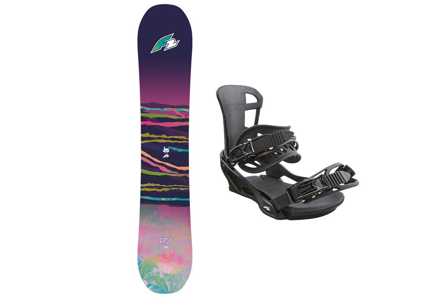 F2 Snowboard F2 Set Damen Snowboard Gipsy 147cm mit Bindung Sonic Pro Girl M F2 Snowboard F2 Set Damen Snowboard Gipsy 147cm mit Bindung Sonic Pro Girl M von F2