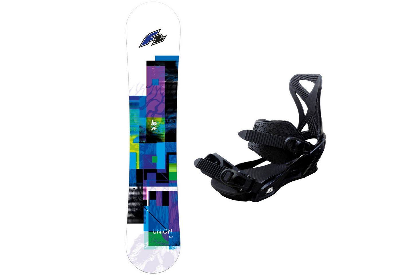 F2 Snowboard F2 Set Herren Snowboard Union Blue 154cm mit Bindung Sonic Pro M F2 Snowboard F2 Set Herren Snowboard Union Blue 154cm mit Bindung Sonic Pro M von F2
