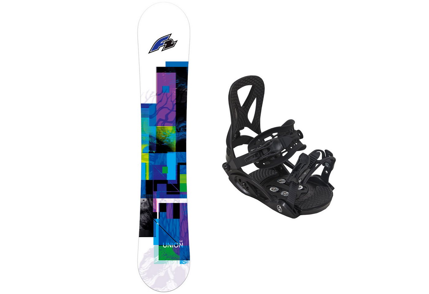 F2 Snowboard F2 Set Junior Snowboard Union 145cm mit Eco Pure Bindung F2 Snowboard F2 Set Junior Snowboard Union 145cm mit Eco Pure Bindung von F2
