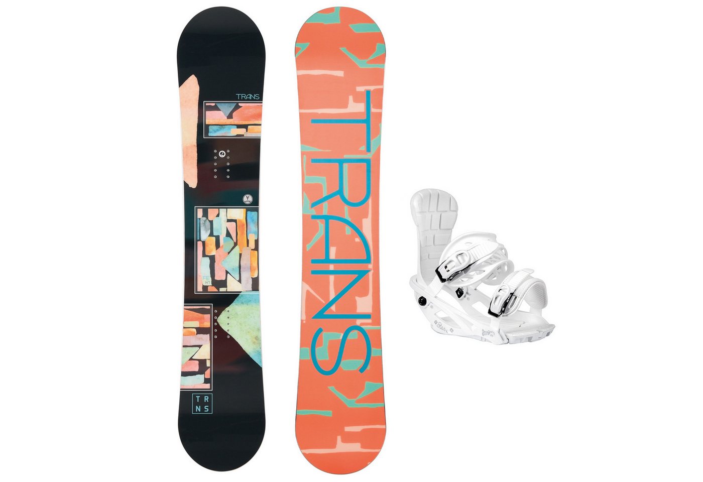F2 Snowboard Trans Damen Snowboard Set FE 147 cm Schwarz + Pipe M Bindung F2 Snowboard Trans Damen Snowboard Set FE 147 cm Schwarz + Pipe M Bindung von F2