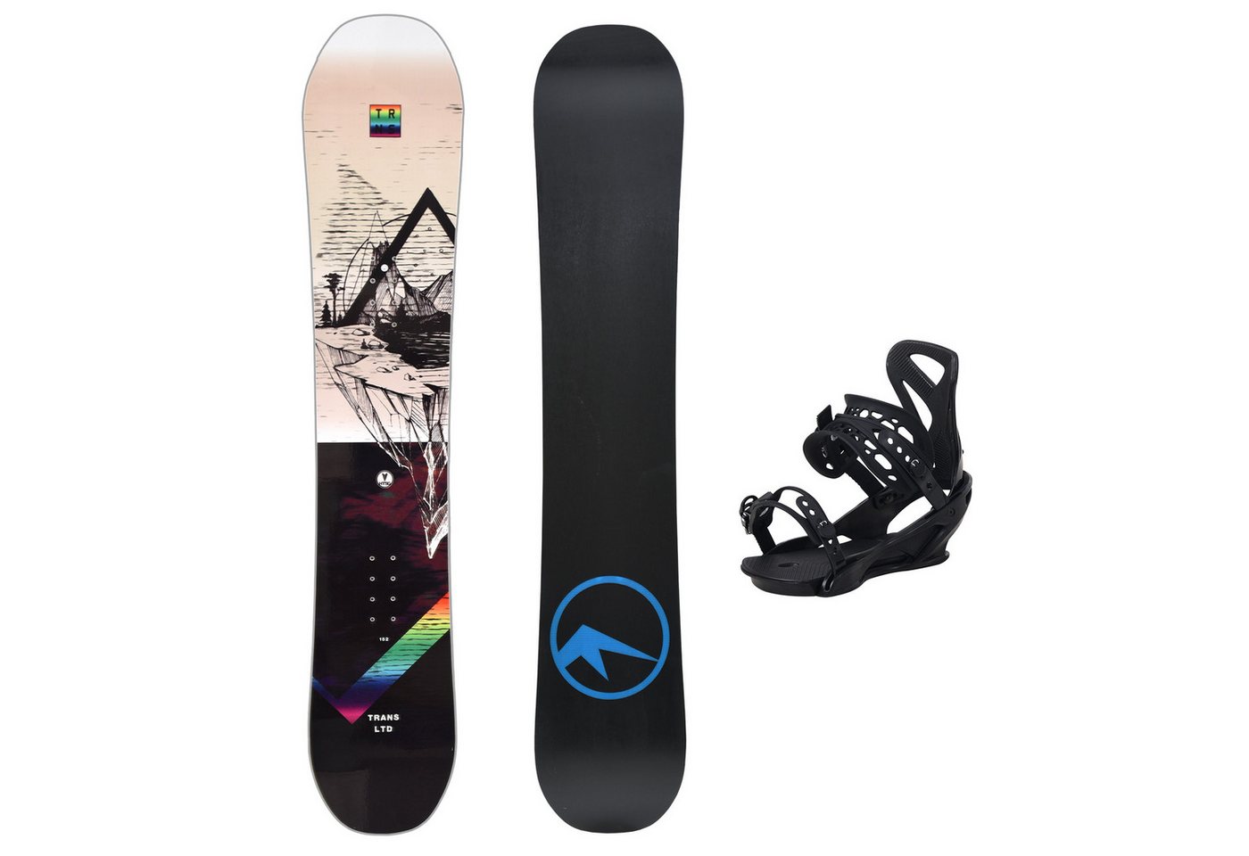 F2 Snowboard Trans Snowboard Set LTD 153 cm Multicolor + Team Pro M Bindung F2 Snowboard Trans Snowboard Set LTD 153 cm Multicolor + Team Pro M Bindung von F2