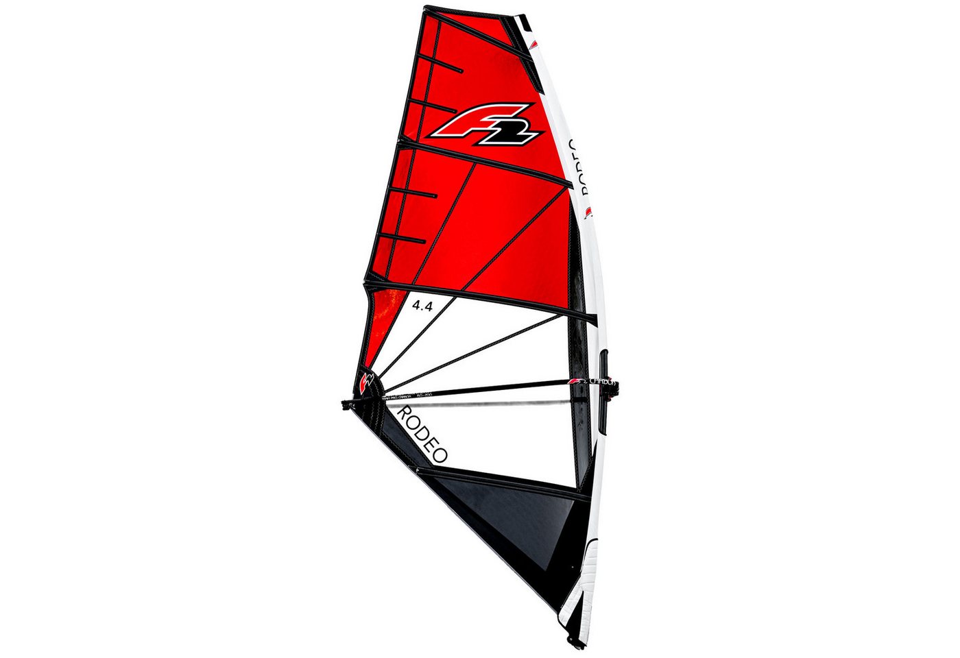 F2 Surfsegel F2 Sale Windsurf Segel Rodeo Team 4,4qm Rot Modell 2022 NEU Sail Onl von F2