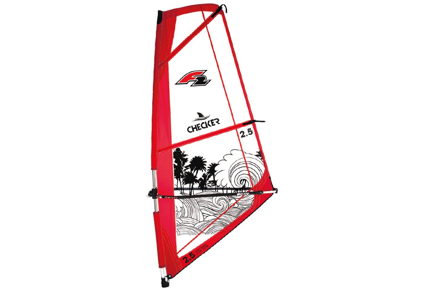 F2 Surfsegel F2 Windsurf Segel Checker Kid Komplett Rigg 2 qm Rot 2024/25 F2 Surfsegel F2 Windsurf Segel Checker Kid Komplett Rigg 2 qm Rot 2024/25 von F2