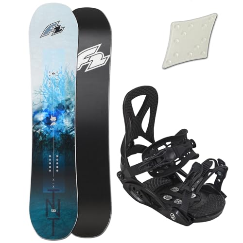 F2 TNT Kinder Snowboard Set - 125 cm + JUNIOR BINDUNG GR. S + PAD von F2