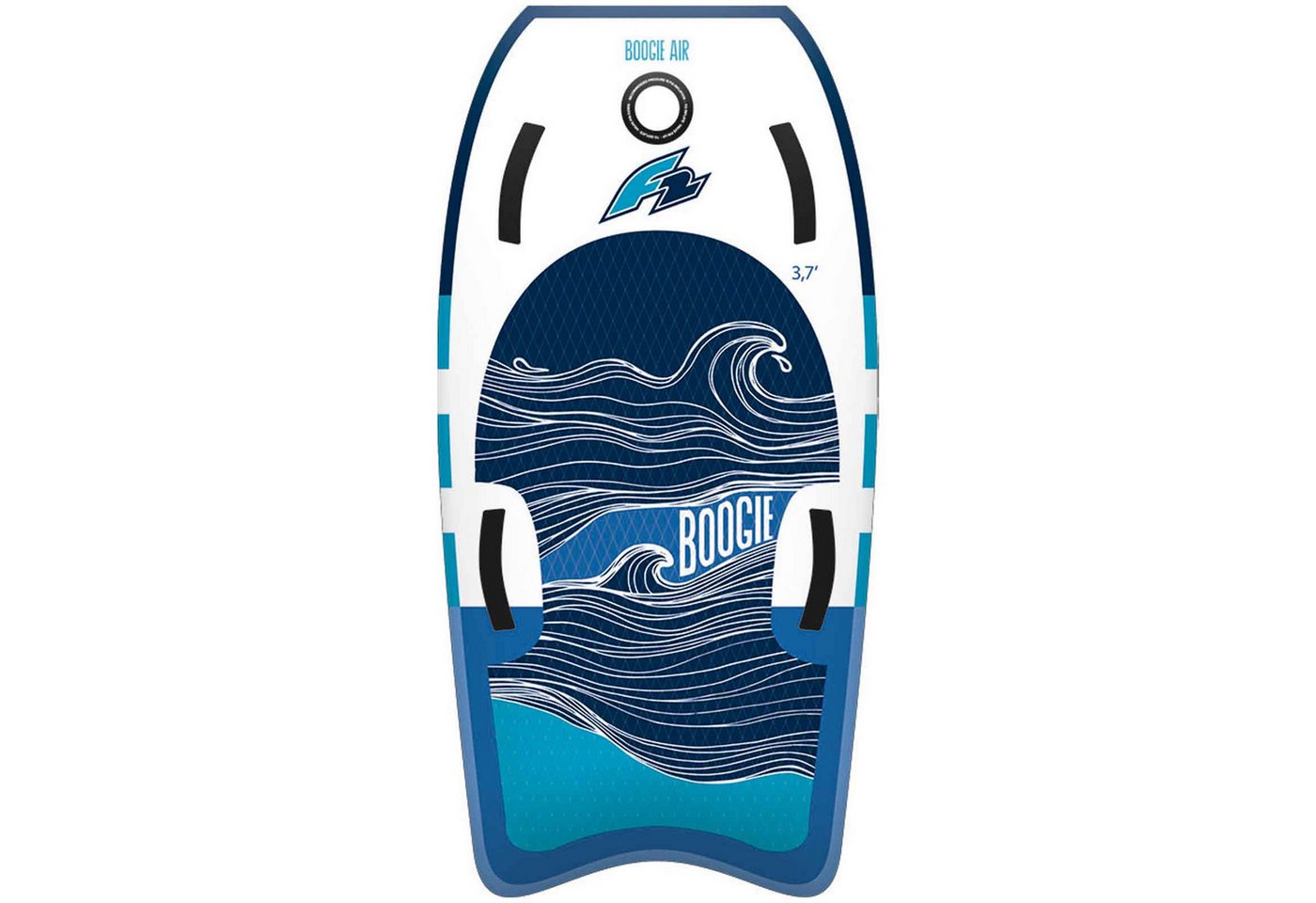 F2 Wellenreiter F2 Inflatable Body Board Boogie Board Air 3,7 Blau 2024/25 von F2