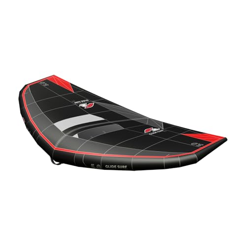 F2 Wing Glide Surf v2 Stiff Handle 5 qm Schwarz/Rot 2024/25 von F2