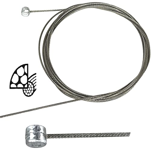 F26 Shimano Fahrrad MTB Ebike Schaltzug Edelstahl 1,6mm x 2,05m Walzennippel F26 Shimano Fahrrad MTB Ebike Schaltzug Edelstahl 1,6mm x 2,05m Walzennippel von F26