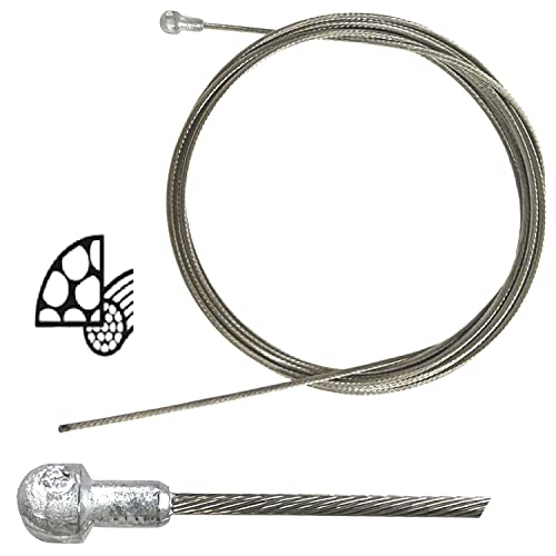 F26 Shimano Fahrrad Road Rennrad Bremszug 1,6mm x 2,05m Edelstahl Birnennippel F26 Shimano Fahrrad Road Rennrad Bremszug 1,6mm x 2,05m Edelstahl Birnennippel von F26