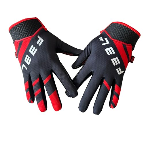 F33L SR3 Diamond Sim Racing Handschuhe, Rot, Größe L von F33L